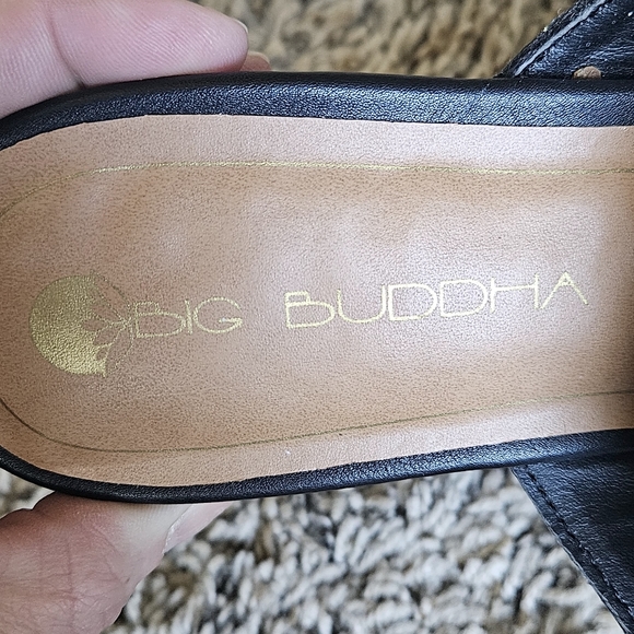 Big Buddha Women’s Black Big Weave Mule Slides/Flats size 9 NWOT - Picture 9 of 10